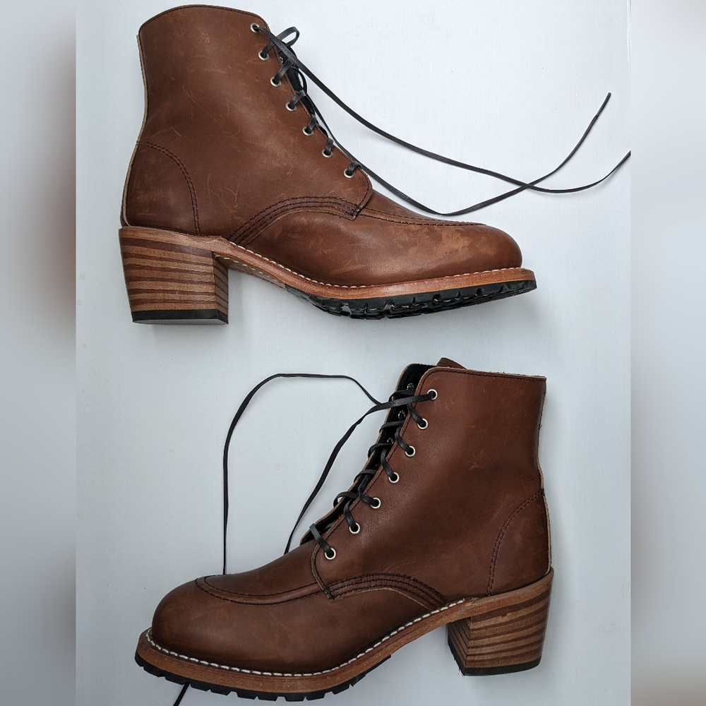Women's Heritage Red Wing Clara Leather Boots Size 9 B